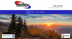Desktop Screenshot of holleyheating.com